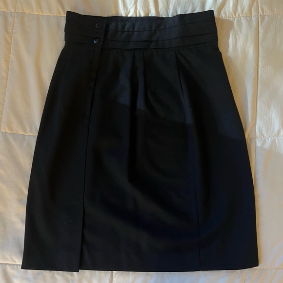 Vintage Black Pencil Skirt - Picture 5 of 10